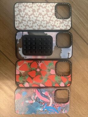 Casetify IPhone 15 Pro Max-Four cases